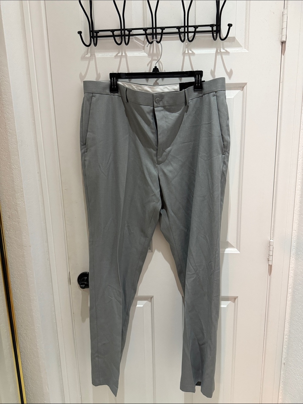 Alfani Light Gray Men's Dress Pants